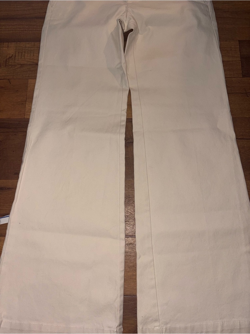 GAP Gapstretch Off-White Cream Wide Leg Flare Pants